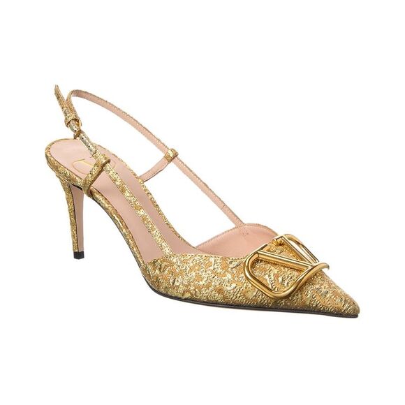 Valentino Vlogo 80 Jacquard Slingback Pump